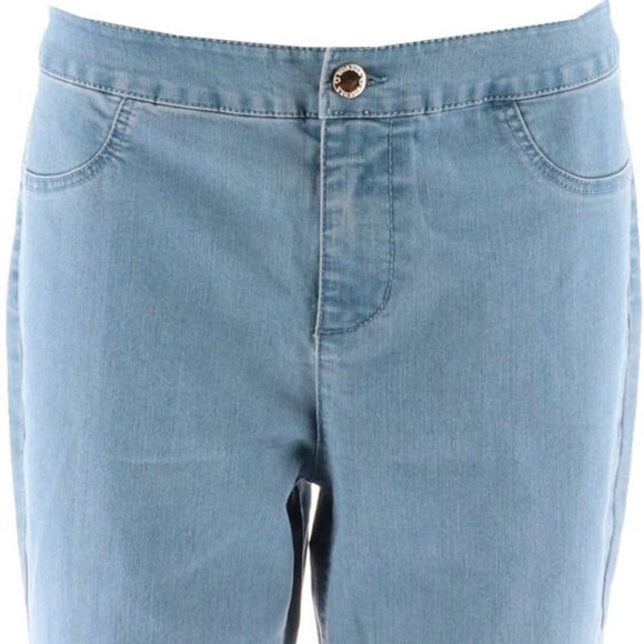 NWT C. WONDER DENIM BOOT CUT FLY FRONT JEANS 0 - Picture 2 of 11